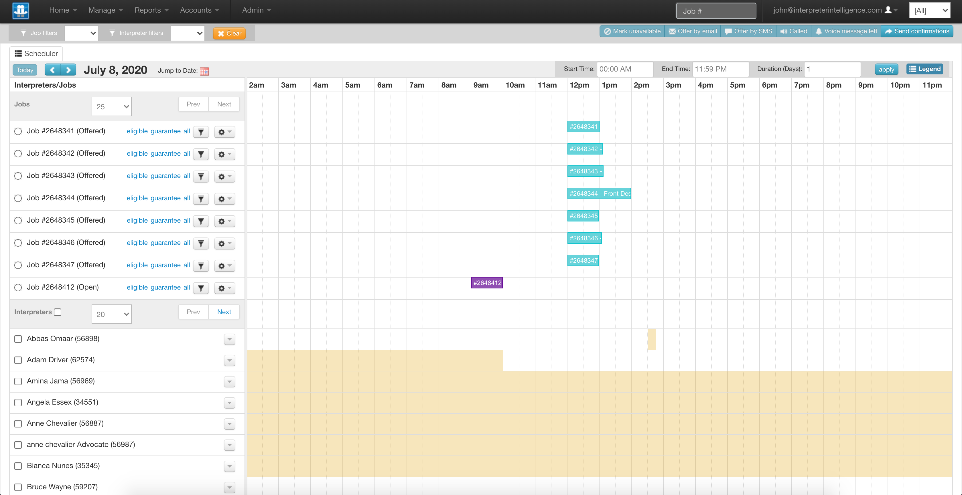 image for interpreter scheduler